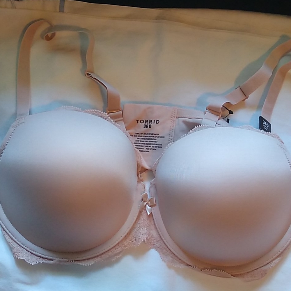Torrid Push-Up Demi Bra 36D